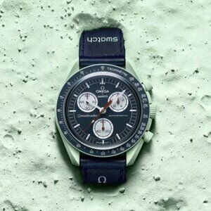 NEW IN BOX Omega x Swatch Bioceramic Moonswatch - Mission on Earth
